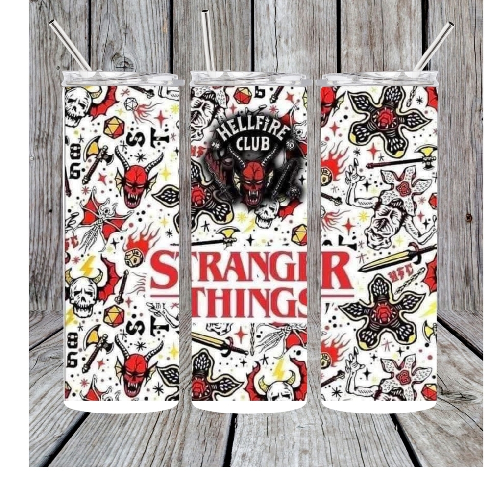 Stranger Things Hellfire Club Tumbler